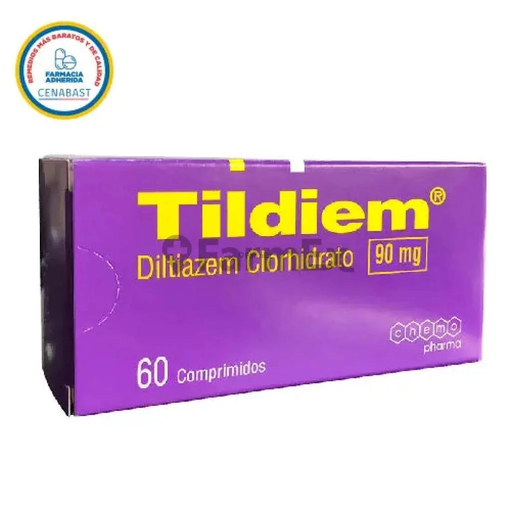 Tildiem 90 mg x 60 comprimidos "Ley Cenabast" Chemo Pharma